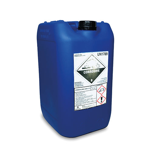 PPG Deluxe Hydrochloric Acid 28% 25 Litre - [Regulated/Reportable under the Poisons Act] - UN1789 Hydrochloric Acid 8 III (E)