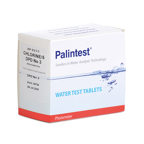 Palintest Chlorine Combined (DPD No.3) Photometer Reagent - Pack of 250 - AP031/1