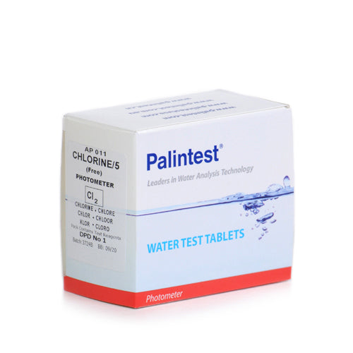 Palintest Photometer Free Chlorine (DPD No.1) Reagent - For Photometer & Compatator Kits - Pack of 250 - AP011