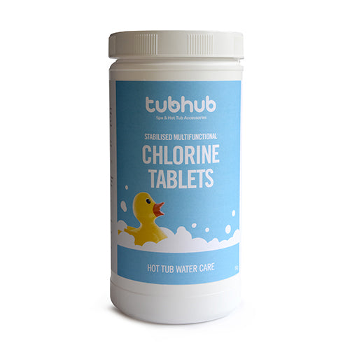 tubhub Stabilised Multifunctional Small Chlorine Tablets 1kg - Pack of 6 - Ltd Qty