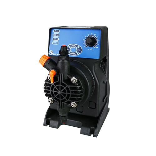 Etatron DLX B MA/AD Manual Control Foot Mounted Dosing Pump 5L/hr @ 7 Bar PVDF/FPM