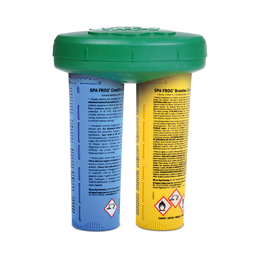 FROG Floating Spa Dosing System Complete with Conditioning & Bromine Cartridges Ltd Qty