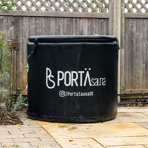 PortaSauna Plunge Pool 90x82cm, 450L, Including Carry Bag & Pump