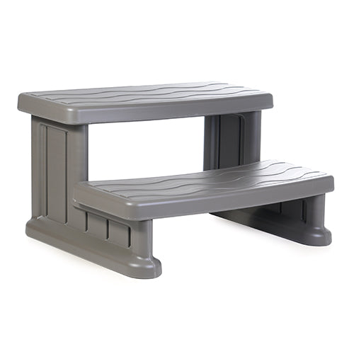 tubhub Cover Valet Spa Side Step - Warm Grey