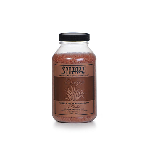 Spazazz Escape 623g Spa Crystals - White  Musk Vanilla Jasmine / Soothe