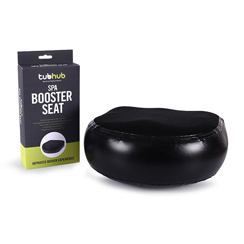 tubhub Spa Booster Seat with Suction Cups - Black