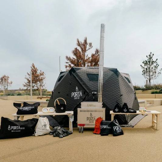 HEXXL | PORTABLE SAUNA | FOUNDATION – THE COMPLETE SAUNA KIT (8 – 10 Person)