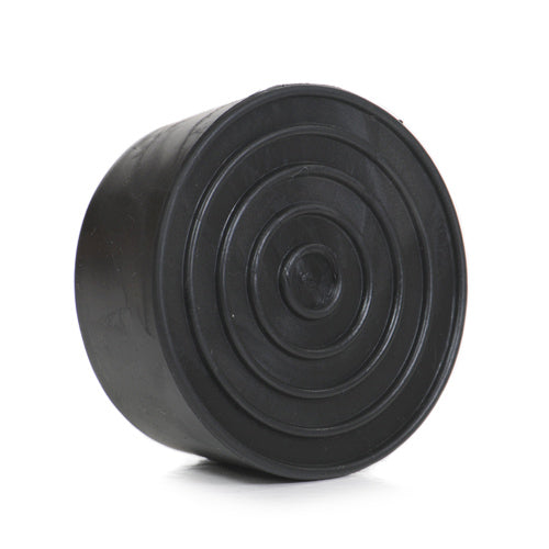 Flexinox 1.7" Stainless Ladder Black Rubber End Cushion - Per Pair- WSL