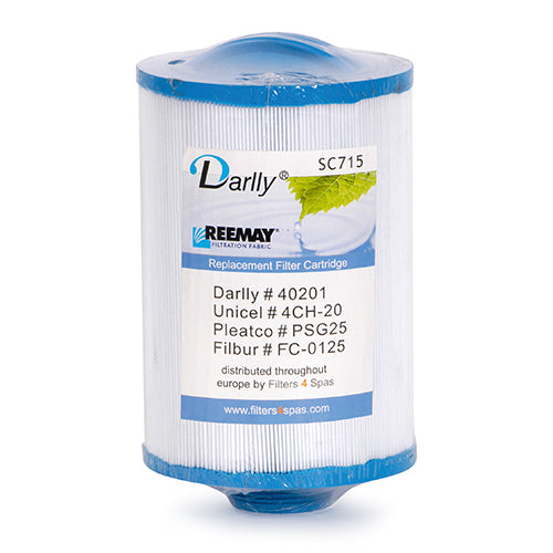 Darlly Standard 25' Spa Cartridge / Darlly SC715 / Filbur FC-0125 / Pleatco PHC25P4 / Unicel 4CH-20
