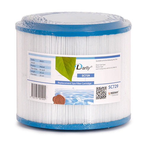 Darlly Standard 45' Spa Cartridge / Darlly SC729 / Filbur FC-1007 / Pleatco PMA45