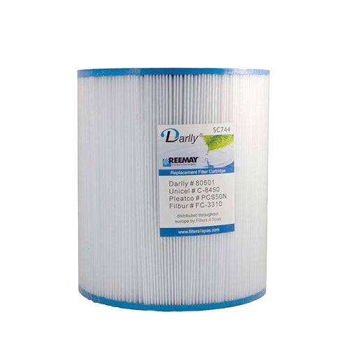 Darlly Standard 50' Spa Cartridge / Darlly SC744 / Filbur FC-3310 / Pleatco PCS50N / Unicel C-8450