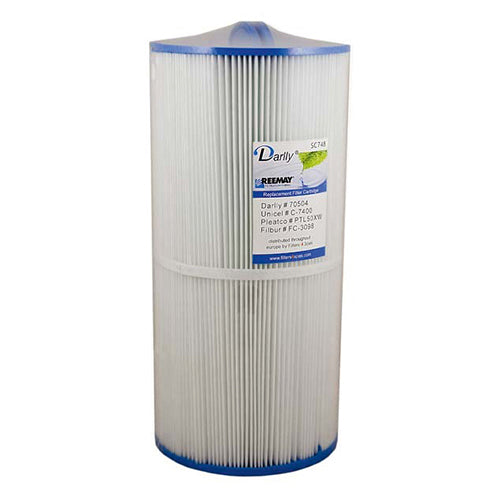 Darlly Standard 50' Spa Cartridge / Darlly SC748 / Filbur FC-3098 / Pleatco PTL50XW / Unicel C-7400