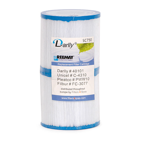 Darlly Standard 10' Spa Cartridge / Darlly SC750 / Filbur FC-3077 / Pleatco PWW10 / Unicel C-4310