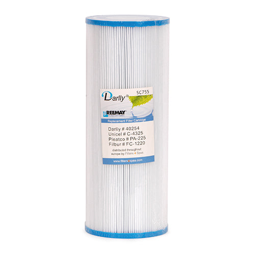 Darlly Standard 25' Spa Cartridge / Darlly SC755 / Filbur FC-1220 / Pleatco PA225 / Unicel C-4325