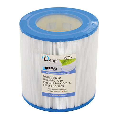 Darlly Standard 30' Spa Cartridge / Darlly SC759 / Filbur FC-1003 / Pleatco PMA30-2002R / Unicel C-7330