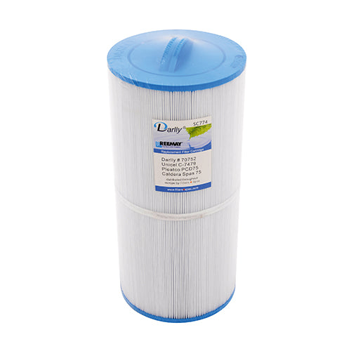 Darlly Standard 75' Spa Cartridge / Darlly SC774 / Filbur FC-3085 / Pleatco PCD75 / Unicel C-7479