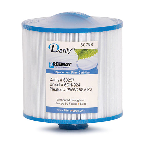 Darlly Standard 35' Spa Cartridge / Darlly SC798 / Pleactco PWW25SV-P3 / Unicel 6CH-924