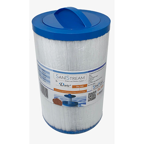 Darlly SaniStream 5' Spa Cartridge / Darlly DL709 / Filbur FC-0315 / Pleatco PTL47W-P4 / Unicel 6CH-47