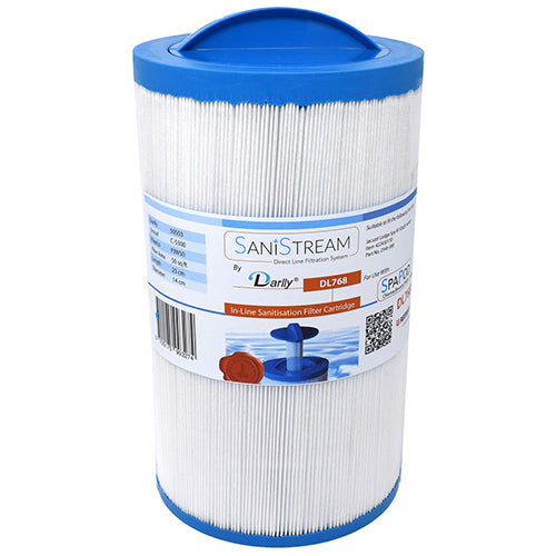 Darlly Sanistream 50' Spa Cartridge / Darlly DL768 / Filbur FC-1320 / Pleatco PJW50 / Unicel C-5300