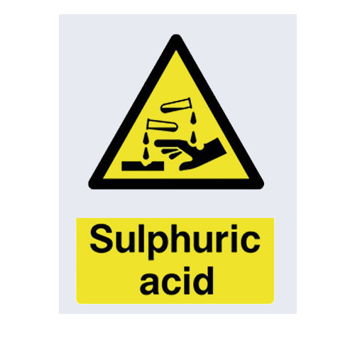 Sulphuric Acid Label