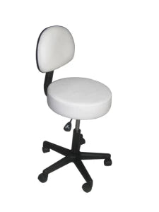 Backrest Stool - White