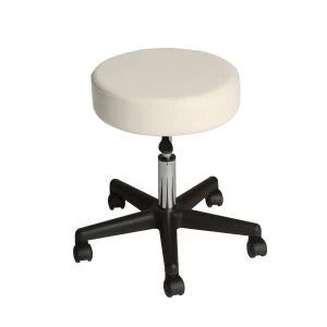 Rolling Stool - White