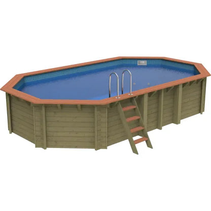 Plastica Bayswater Wooden Pool Package with Argonaut/Endurance Filtration & Invertemp Heat Pump