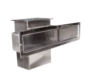 Complete S/S Narrow Mouth Skimmer With 1.5" MT Connection