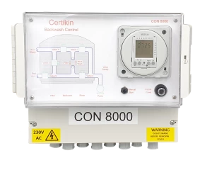 Control panel for automatic valve set motorized or pneumatic (one panel per battery set required)