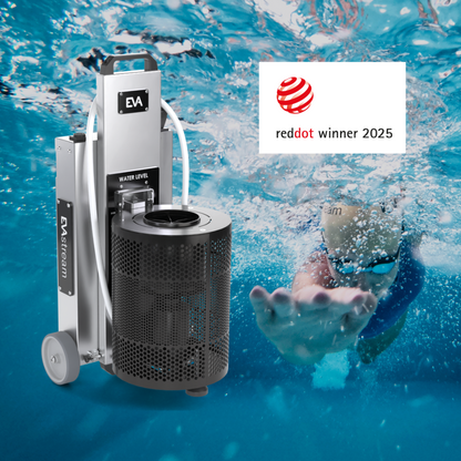 EVAStream Move Plug & Play Counter Current with portable turbine, Anthracite, 275 m3/h