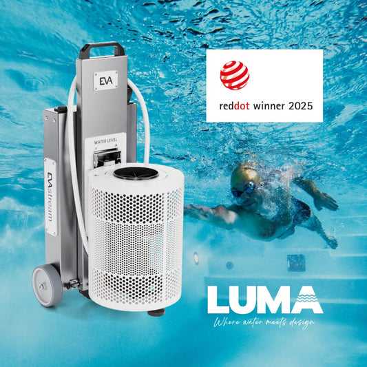 EVAStream Move Plug & Play Counter Current with portable turbine, White, 225 m3/h