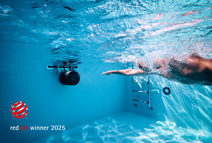 EVAStream Move Plug & Play Counter Current with portable turbine, White, 225 m3/h