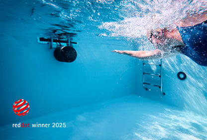 EVAStream Move Plug & Play Counter Current with portable turbine, White, 225 m3/h