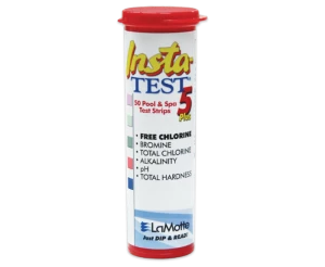 50 Lamotte Insta 5 test - free chlorine/total chlorine/bromine/alkalinity/pH/total hardness (used in Fi-Clor kits)