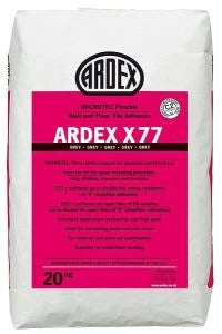 Ardex X77 adhesive - white 20kg