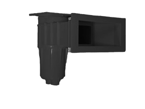 Wide angle extension throat complete