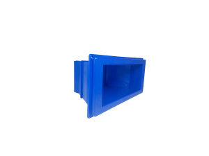 Wide angle extension throat complete