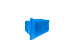 Wide angle extension throat complete