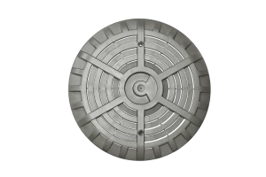 6" Main Drain with Anti Vortex - Grey