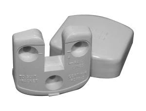 ABS clip fit bracket c/w fixings