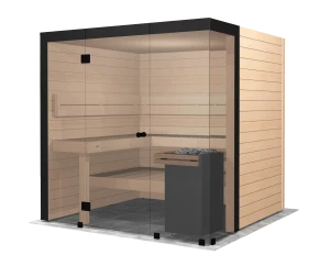 Block Sauna Cabin 2000 x 2000 x 2100