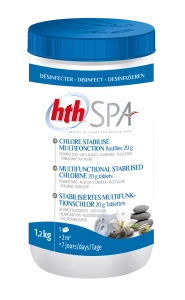 hth Spa 20g Multifunctional Stabilised Chlorine Tablets - 1.2kg