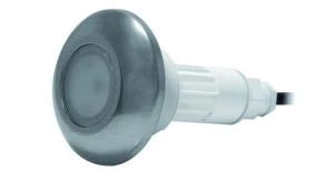 White Mini LED light - S/S effect face plate