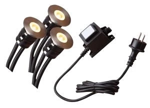 SMART LIGHT starter set - deck light, 3 cover lights and transformer