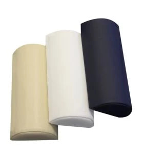 Half Round Neck Bolster - White