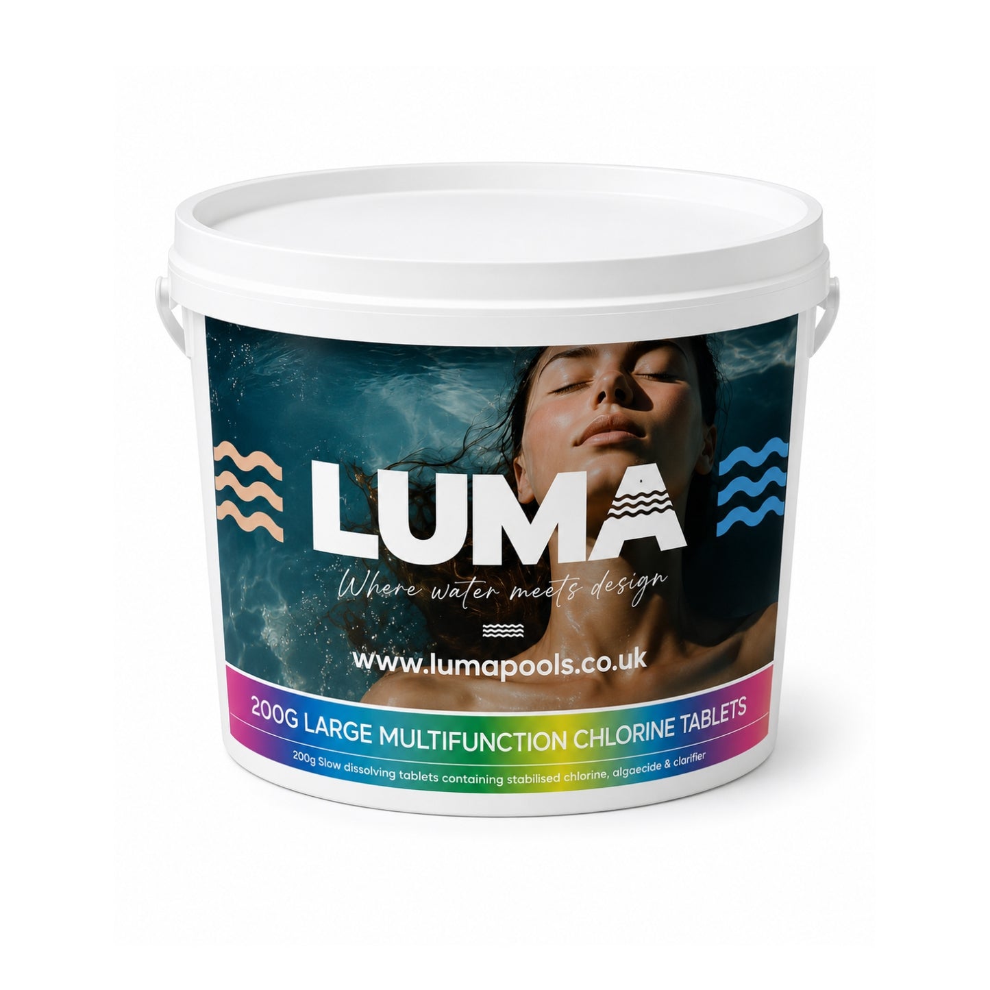 Luma Premium Multi-Function Tablets 200g 5kg | Swimming Pool Multi-Function Treatment