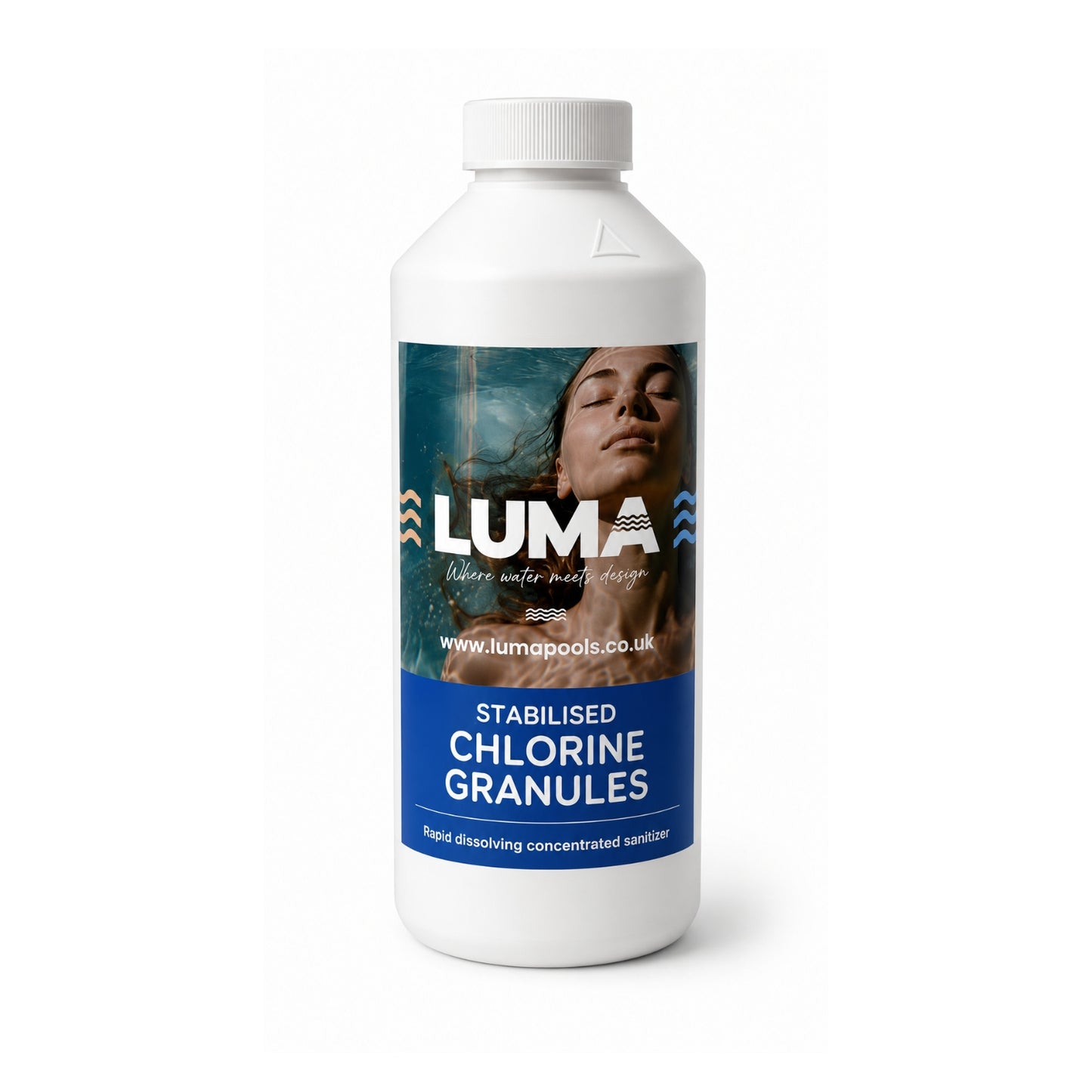 Luma Premium Stabilised Chlorine Granules 1kg | Swimming Pool Sanitiser