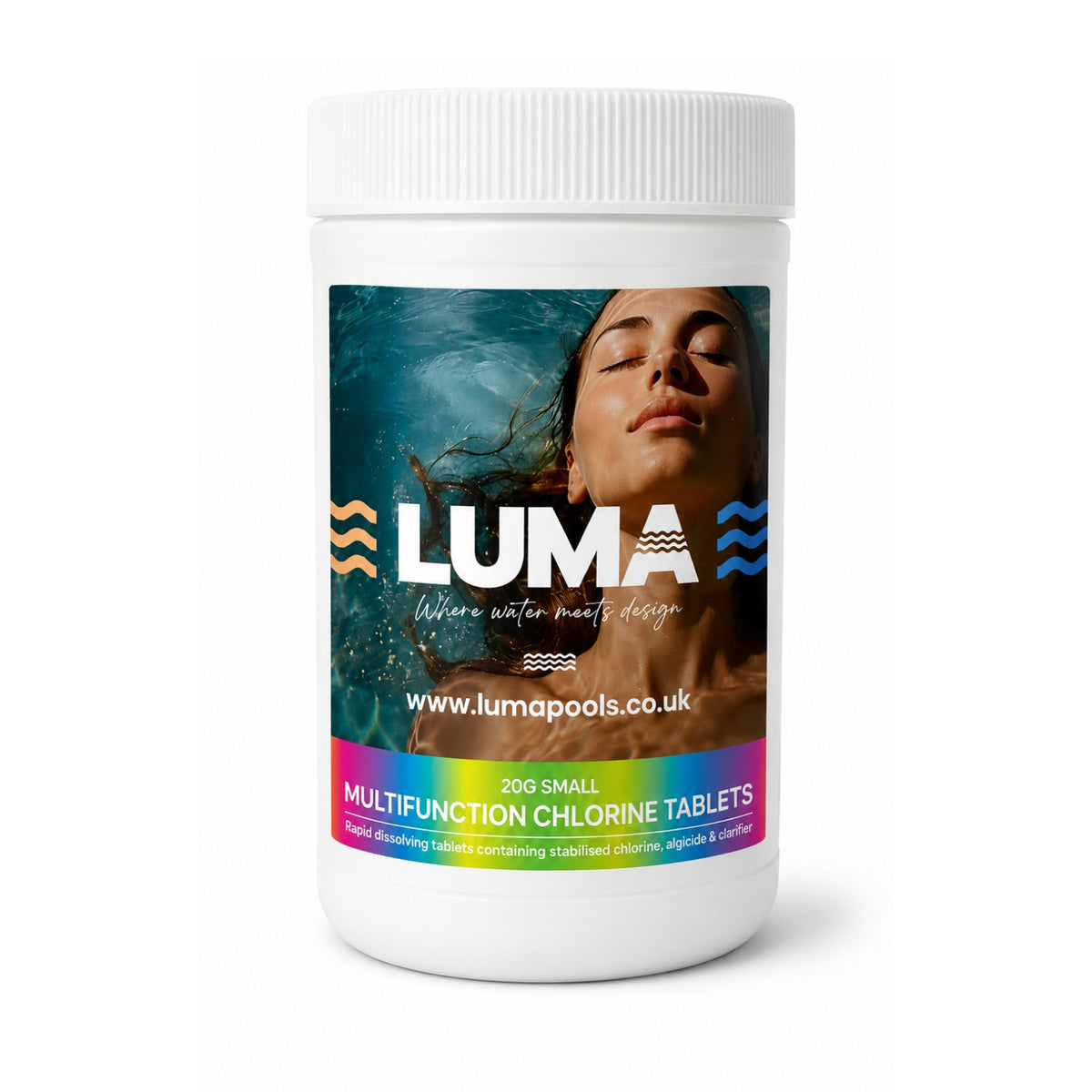 Luma Premium Multi Tabs 20g 1kg | Swimming Pool Multi-Function Treatment