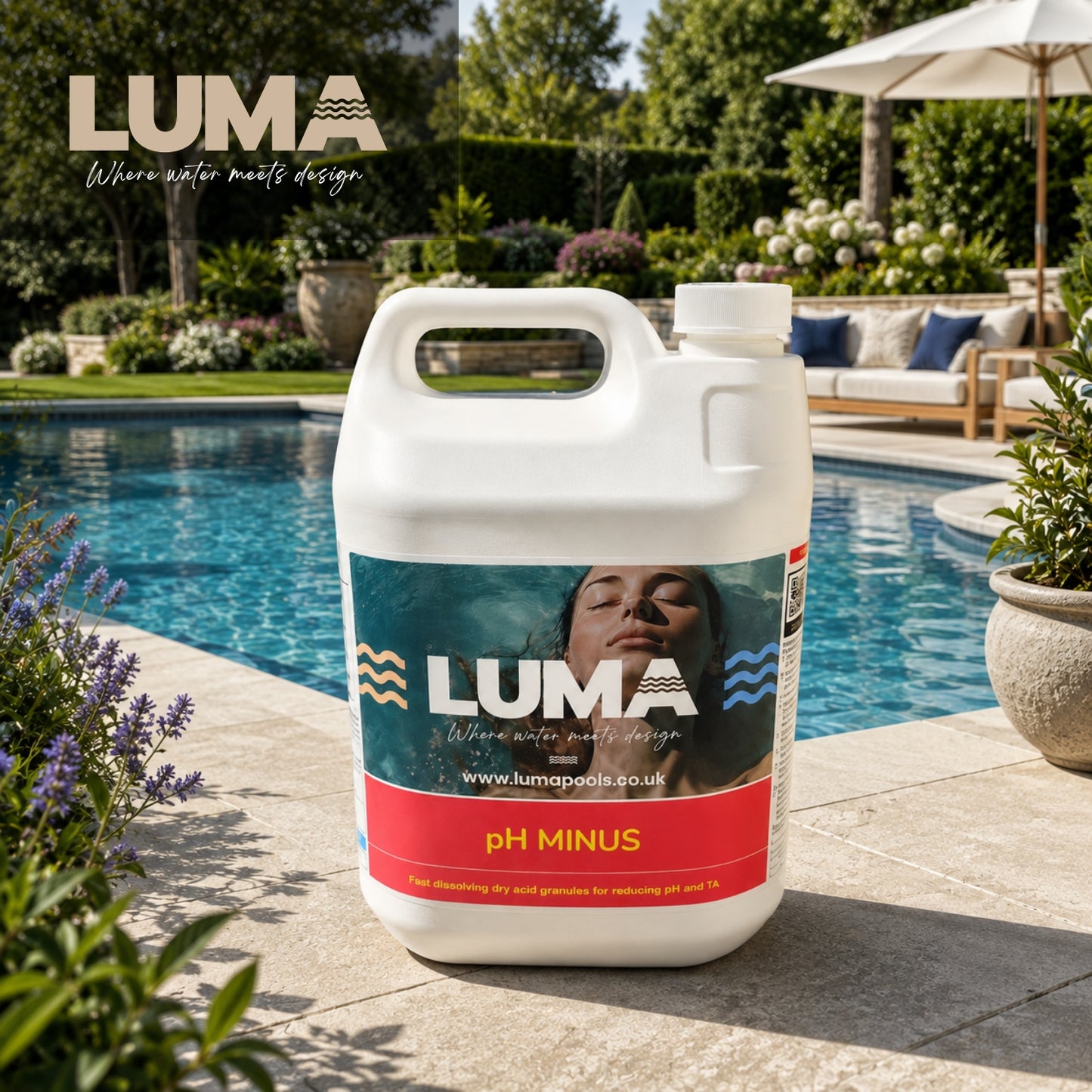 Luma Premium pH Minus 7kg | Swimming Pool & Spa Water Balance
