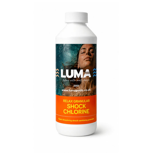 Luma Premium Granular Shock Chlorine 1kg | Swimming Pool Shock Treatment